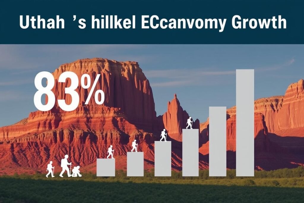 Utah hiking trails economic impact visualization