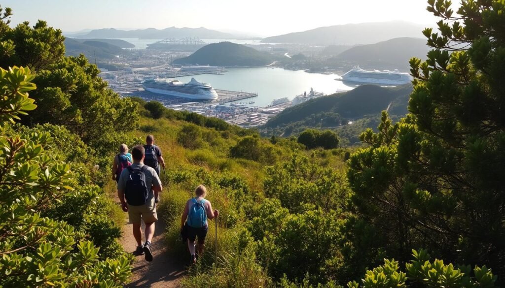 hiking near cruise ports
